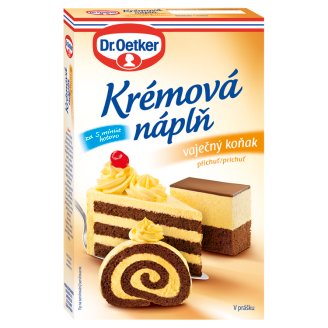 Dr. Oetker Krémová náplň příchuť vaječný koňak 65g