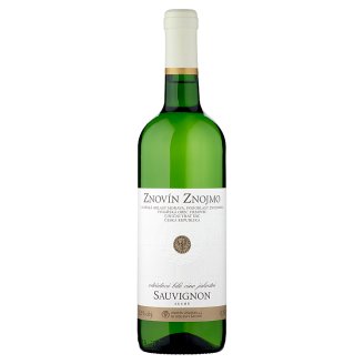 Znovín Znojmo Sauvignon 2014 odrůdové bílé víno jakostní suché 0,75l