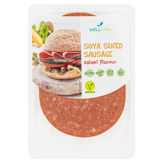 Well Well Sójová uzenina s příchutí salámu 100g