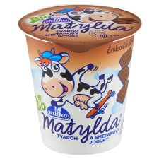 Milko Matylda Organic Cottage Cheese and Creamy Yogurt Chocolate 125g