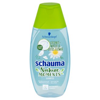 Schauma Nature Moments hydratační a regenerační šampon Indonéská kokosová voda a lotosový květ 250ml