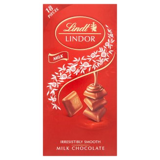 Lindt Lindor Mléčná čokoláda s jemnou náplní 100g