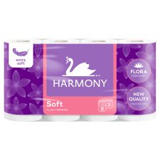 Harmony Soft Flora Perfumes Toilet Paper 3 Pliers 8 pcs