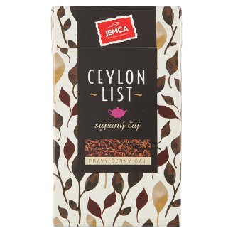 Jemča Ceylon list pravý černý čaj 75g