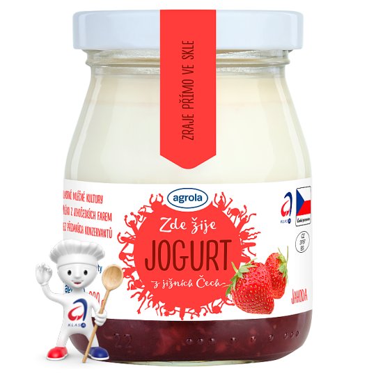 AGRO-LA Jogurt jahoda 200g