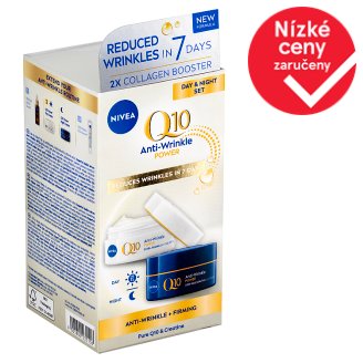 Nivea Q10 Plus Denní a noční krém proti vráskám 2 x 50ml