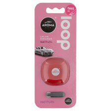 Aroma Car Loop Gel Red Fruits Air Freshener 1 pc