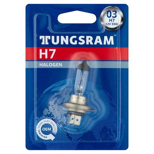 Tungsram Halogen Headlight 03 H7 12V 55W 1 pcs Tesco Groceries