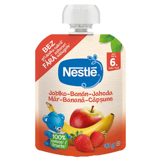 NESTLÉ kapsička Jablko Banán Jahoda, 90g