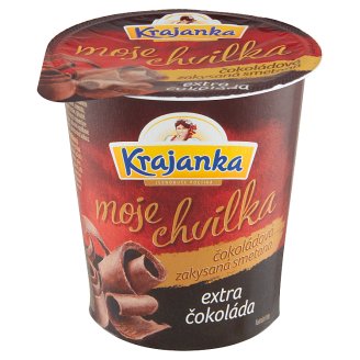Krajanka Moje Chvilka Čokoládová zakysaná smetana extra čokoláda 130g