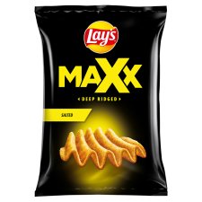 Lay's Maxx Deep Ridged Salted Chips 130g - Tesco Groceries