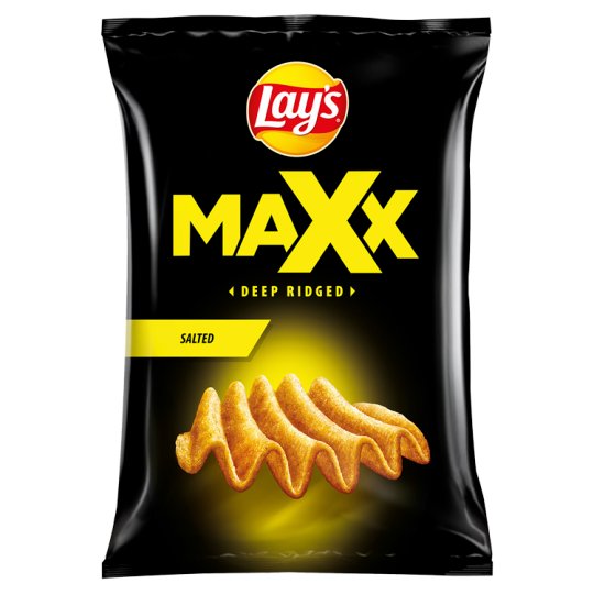Lay's Maxx Smažené bramborové lupínky solené 130g