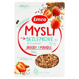 Emco Mysli na Zdraví Pohankové jahoda a mandle 340g