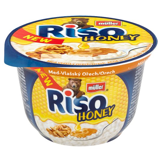 Müller Riso Honey mléčná rýže med-vlašský ořech 200g