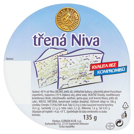 Gurmán Klub Třená niva 135g
