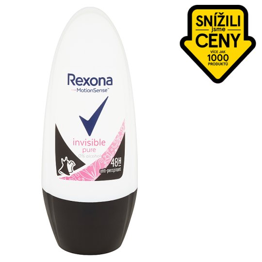 Rexona Invisible Pure kuličkový antiperspirant 50ml