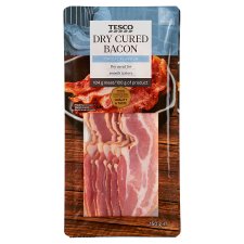 Tesco Dry Cured Bacon 150g