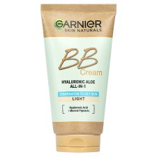Garnier Skin Naturals Hyaluronic Aloe All-in-1  Oil Free BB cream Light, 50 ml