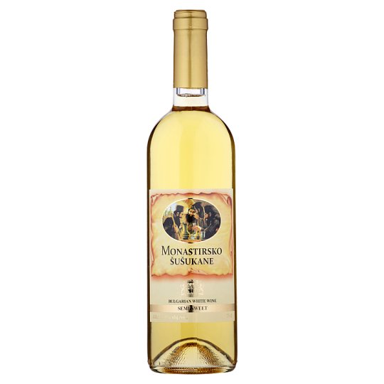 Monastirsko Šušukane bílé polosladké víno 0,75l