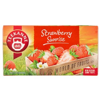 TEEKANNE Strawberry Sunrise, World of Fruits, 20 sáčků, 50g