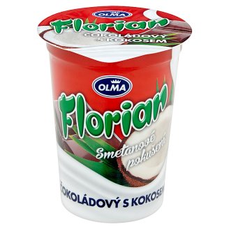 Olma Florian Smetanové pokušení jogurt čokoládový s kokosem 150g