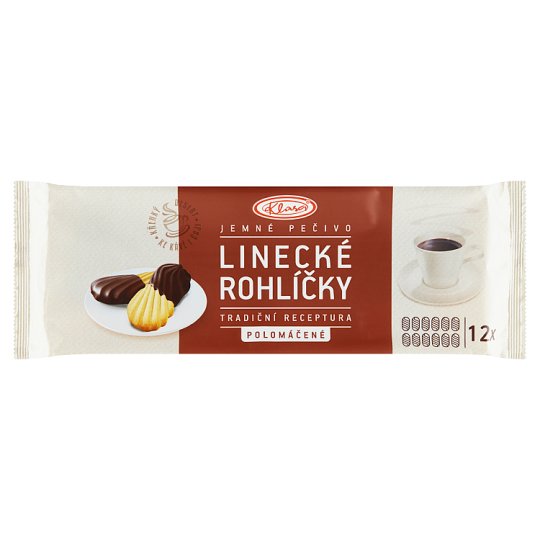 Klasa Linecké rohlíčky polomáčené 12 ks 170g