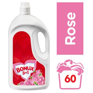 Bonux Rose Tekutý prací prostředek 3,9l 60 dávek