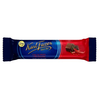 Karl Fazer Tyčinka mléčná s rýžovými křupinkami a chilli 37g