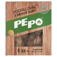 PEPO Wood Wool Lighter 32 pcs