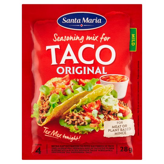 Santa Maria Směs Koření Pro Přípravu Náplní Tacos 28g Tesco Potraviny 4233