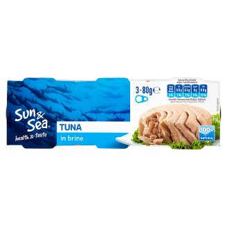 Sun & Sea Tuňák ve vlastní šťávě 3 x 80g
