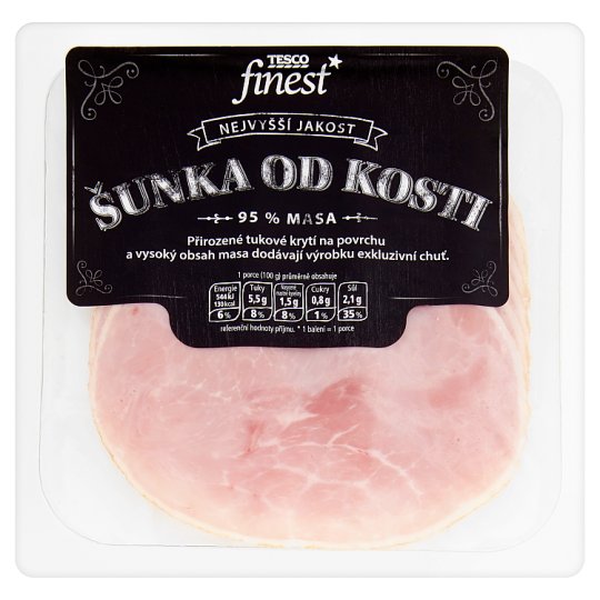 Tesco Finest Šunka od kosti 100g
