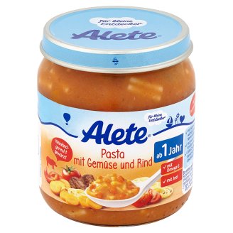 Alete Těstoviny se zeleninou a hovězím masem 250g