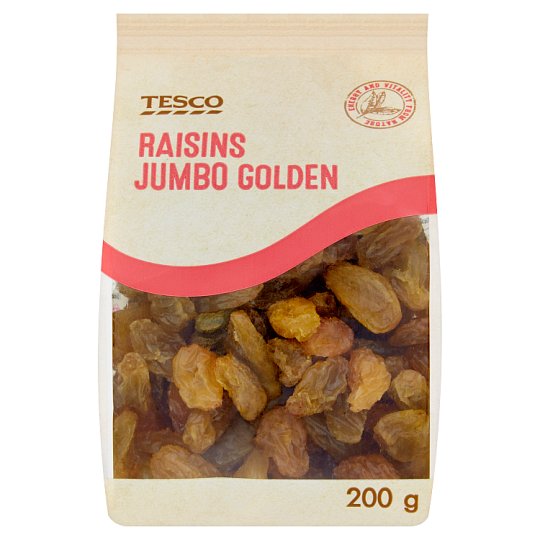 Tesco Rozinky Jumbo zlaté 200g