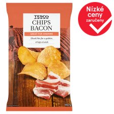 Tesco Chips Bacon 150g