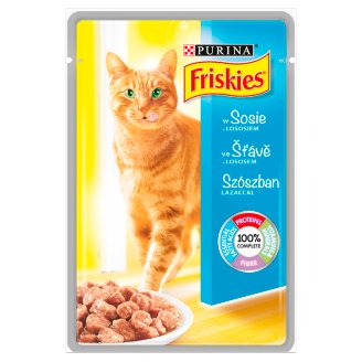 Friskies kapsička s lososem ve šťávě 100g