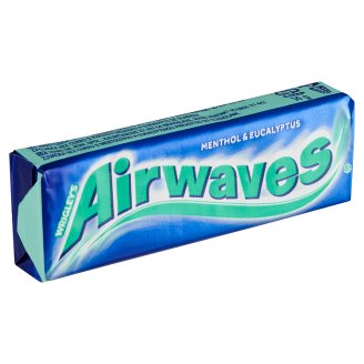 Wrigley's Airwaves Žvýkačka bez cukru s příchutí mentolu a eukalyptu 10 ks 14g