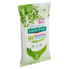 Sanytol Disinfection Universal Cleaner Disposable Cleaning Cloths Eucalyptus and Mint Origins 36 pcs