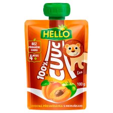 Hello Cuuc 100% ovocná přesnídávka s meruňkami 100g
