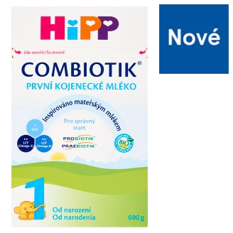 HiPP Combiotik 1 Bio první kojenecké mléko od narození 600g