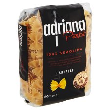 Adriana Pasta Farfalle těstoviny semolinové sušené 500g