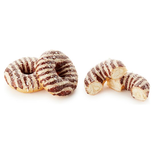 Tesco Donut Premium with White Chocolate and Cream Filling 74g Tesco