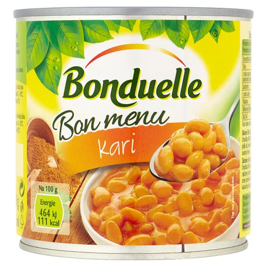 Bonduelle Bon Menu Kari bílé fazole v kari omáčce 430g