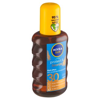 Nivea Sun Protect & Bronze Olej na opalování ve spreji podporující zhnědnutí OF 30 200ml