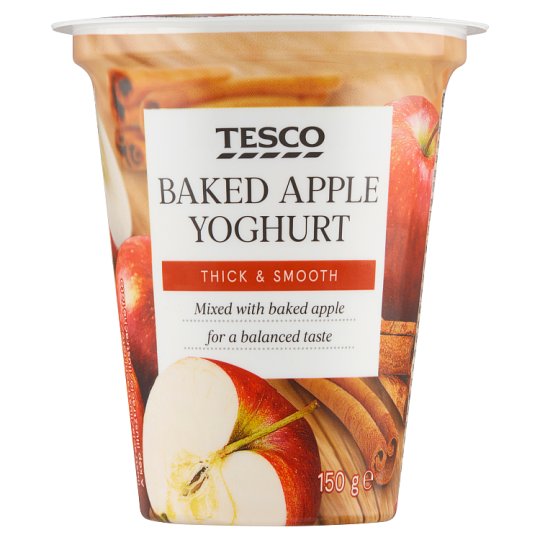 Tesco Baked Apple Yoghurt 150g