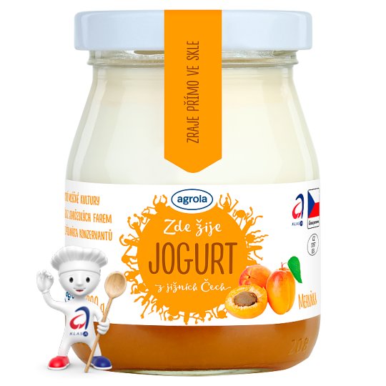 AGRO-LA Jogurt meruňka 200g