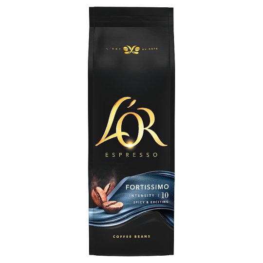 L'OR Espresso Fortissimo káva pražená zrnková 500g