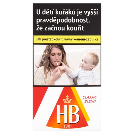 HB 100´s Classic Blend cigarety s filtrem 20 ks