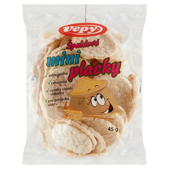 Vepy Spelled Mini Pancakes 45g