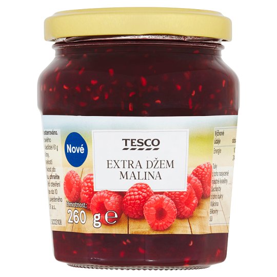 Tesco Extra Jam Raspberry 260g Tesco Groceries